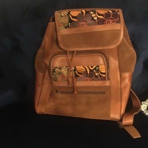 Leather Back Bag